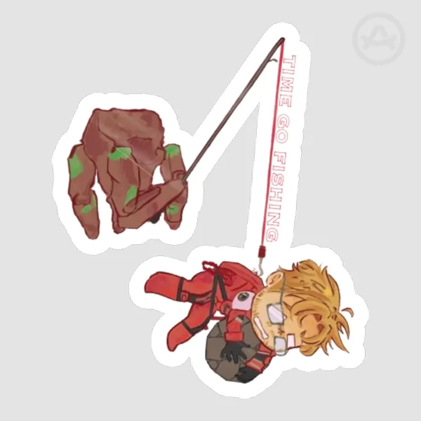 Time Go fishing - Project Hail Mary Sticker