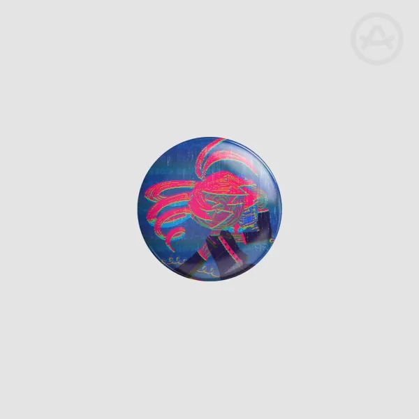 [Teto] Round Button Pin/Badge