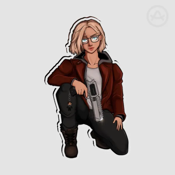 Grace Ashcroft Acrylic Pin