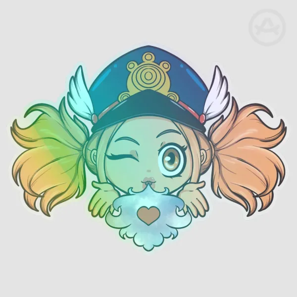 Time-Skip Camie Utsushimi Rainbow Sticker