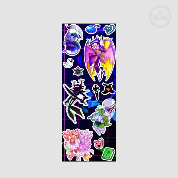 Deltarune Shadow Crystal Sticker Sheet