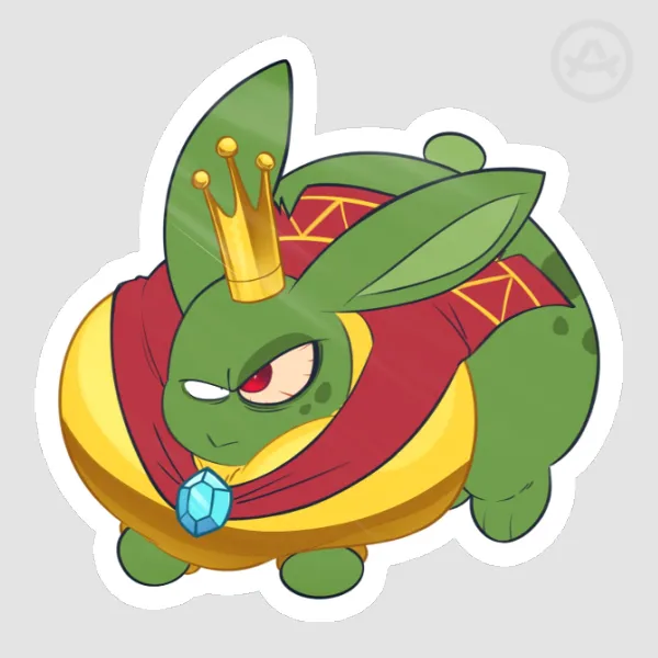 King K Rabbit Stickers