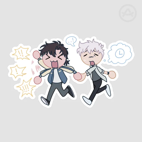 Link Click Die Cut Sticker