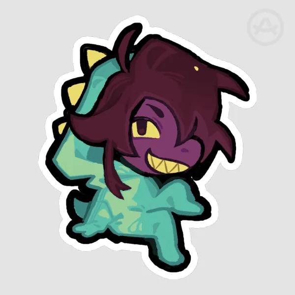 Dinosaur Costume Susie Sticker