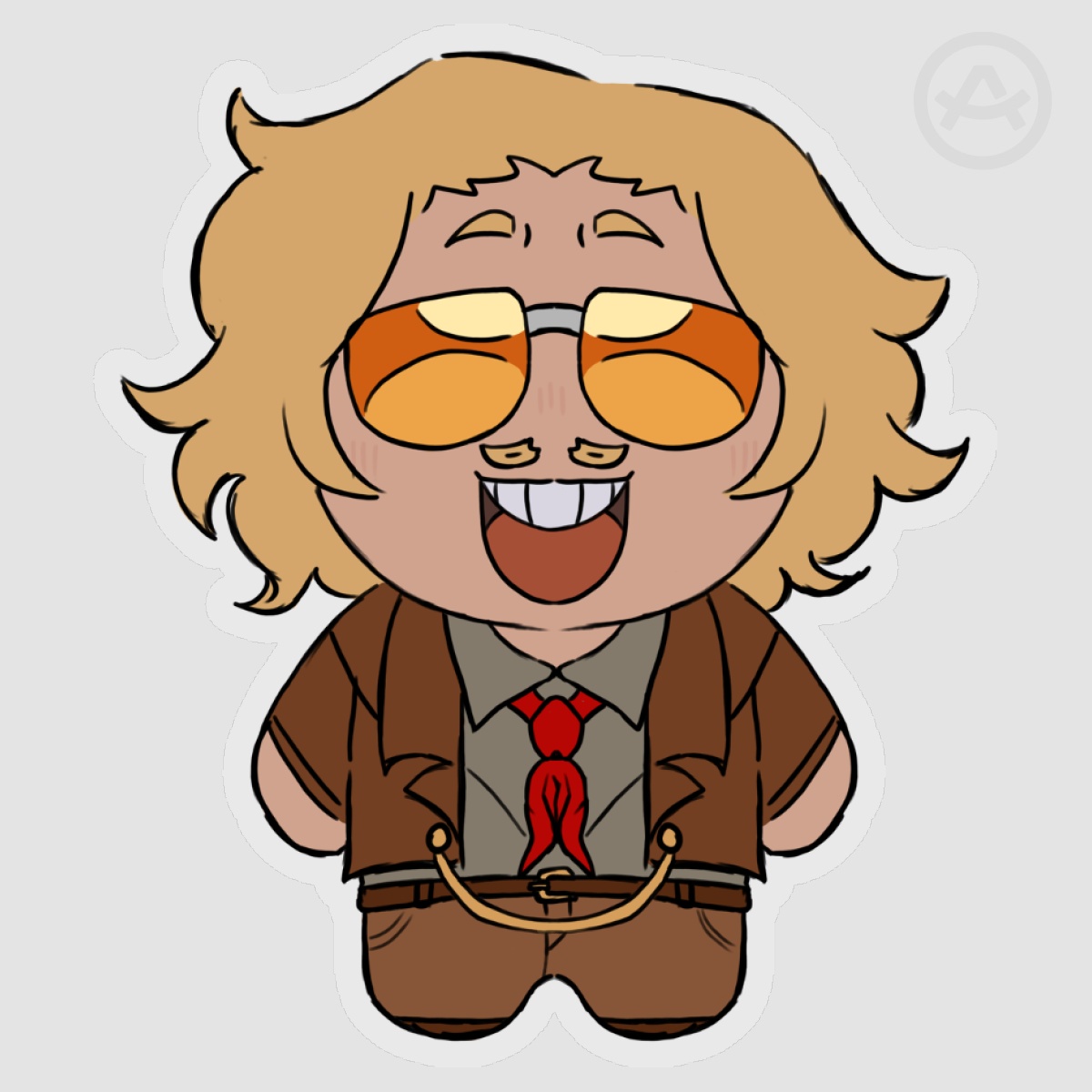 Cowboy Present Mic Stickers