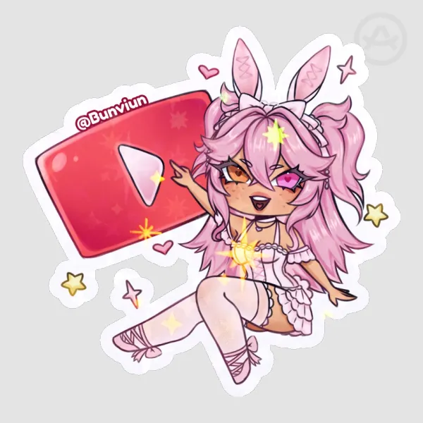 Bunviun Holographic Stars Sticker *RDC EXCLUSIVE*