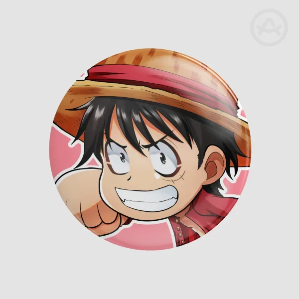 Monkey D. Luffy Round Badges (Button Pins)