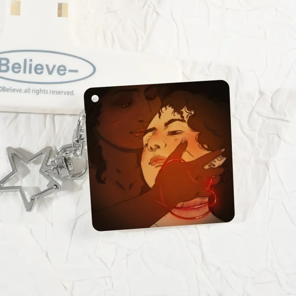 IWTV Lenticular Devil's Minion love Keychain
