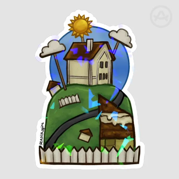 Hills Backrooms Dessert Sticker