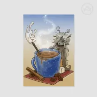 Cinnamon Coffee Fairy Poster