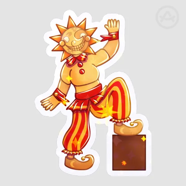 Sun Daycare Attendant Sticker