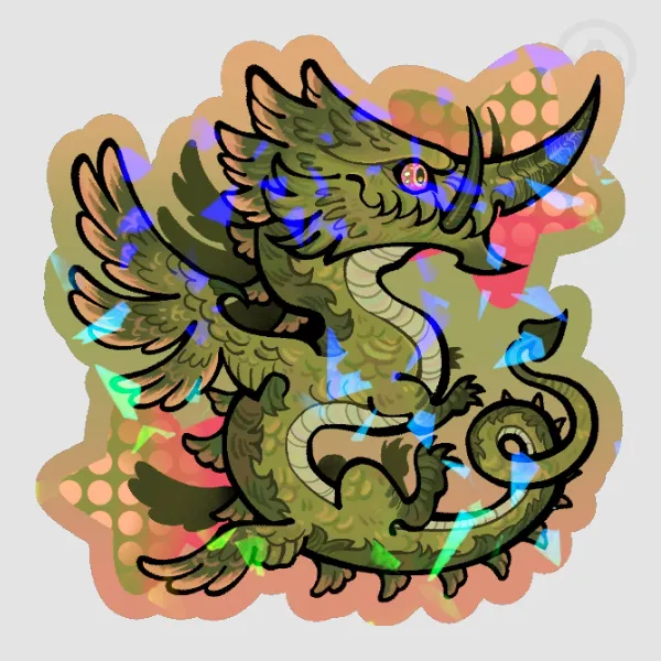 [FFXIV] Vrtra Holographic Sticker
