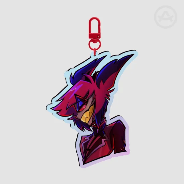 Alastor "Glitch" Acrylic Keychain