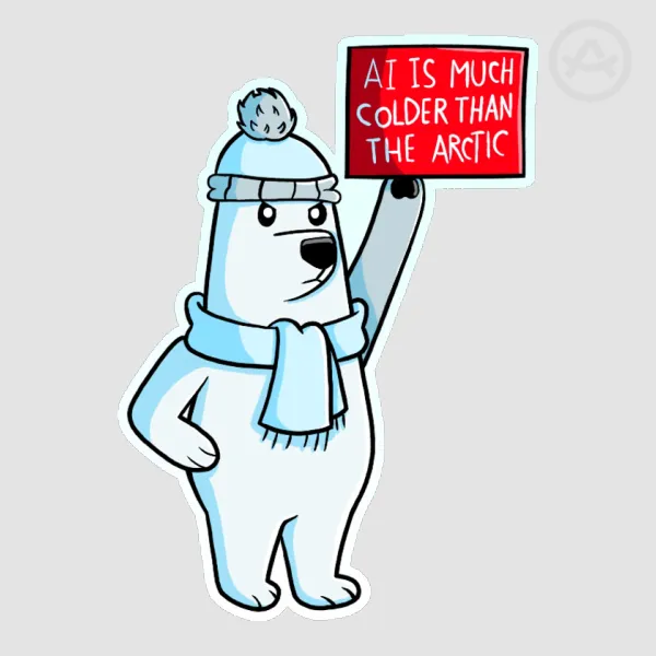 Protest Polar Bear 2 Sticker