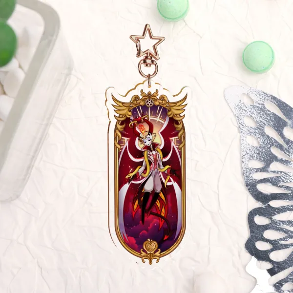 Lucifer Morningstar Acrylic Keychains C type