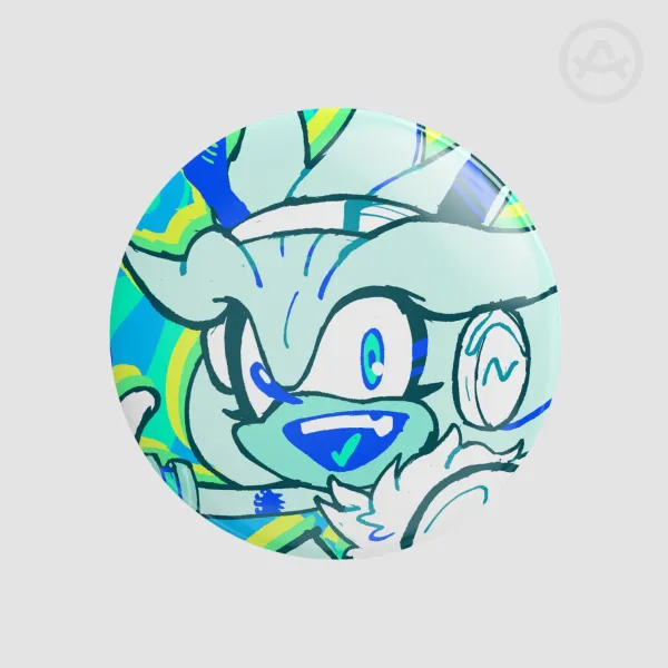 Silver the Hedgehog Badge