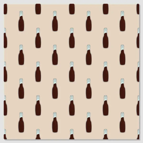 Soda Square Wood Coaster