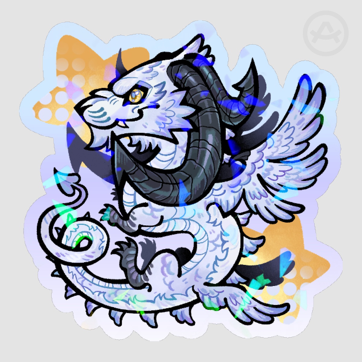  [FFXIV] Hraesvelgr Holographic Sticker