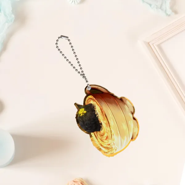 Big Bird Teacup Acrylic Keychain!