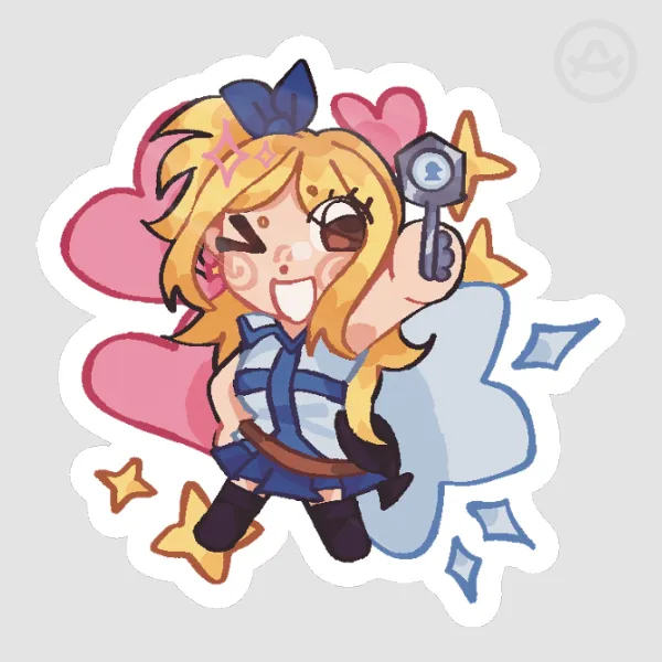 ♡ Lucy Heartfilia Die Cut Sticker