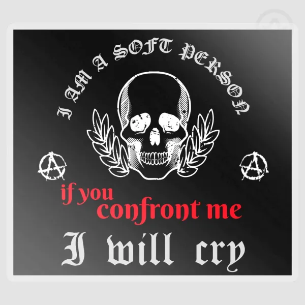Soft Person Die Cut Stickers