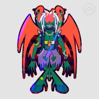 Lampshade Outfit Holo Sticker