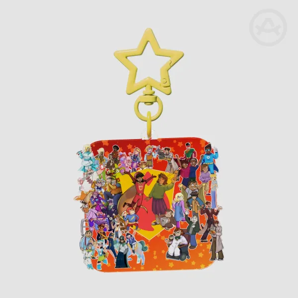 Wordgirl Community Collab Acrylic Keychain [CHARITY]
