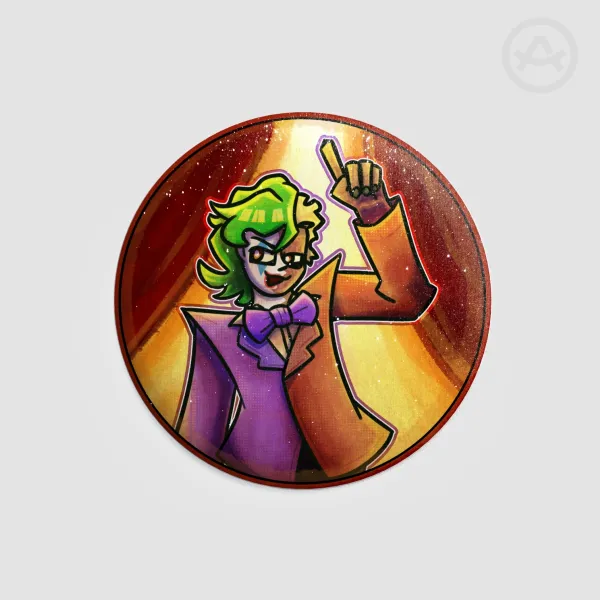 Hermie The Unworthy button pin