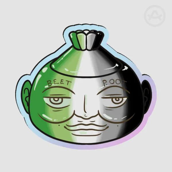 Aro Pride Poot Acrylic Pins