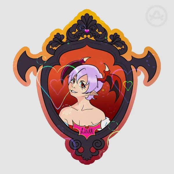 Red Sister Sticker