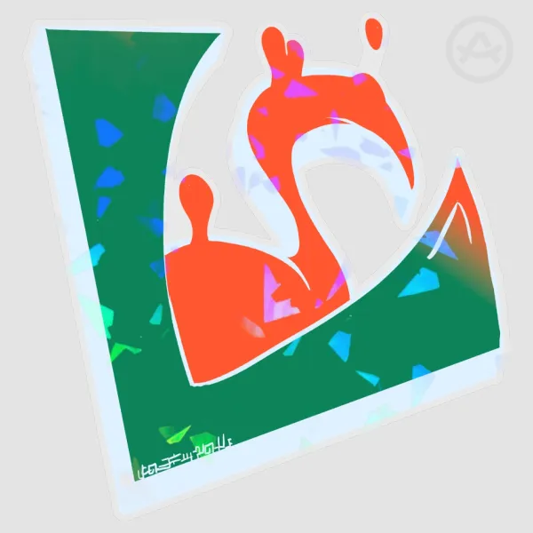 Lampshade Graffiti Slap Sticker