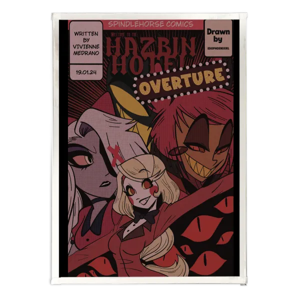 Hazbin Hotel Vintage Comic Cover 1 Art Board