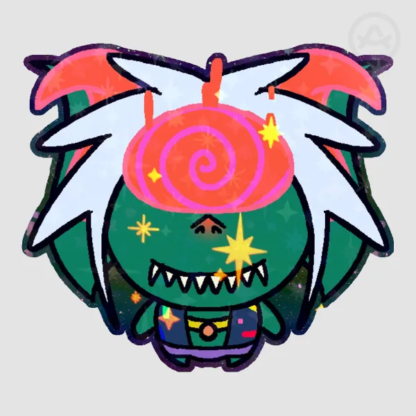 Lampshade Gooberling Sticker