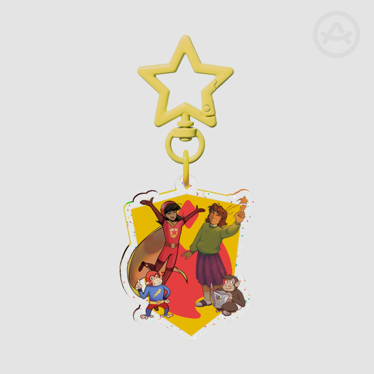 Wordgirl Community Collab Close Up Acrylic Keychain [CHARITY]