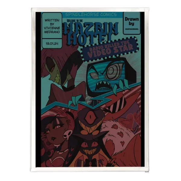 Hazbin Hotel Vintage Comic Cover 2 Art Board
