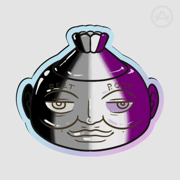 Ace Pride Poot Acrylic Pins