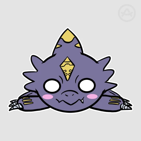 Die Cut Monodramon Sticker
