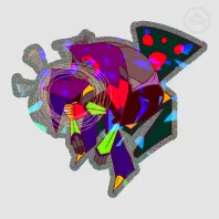 Stressed Dash Stickers