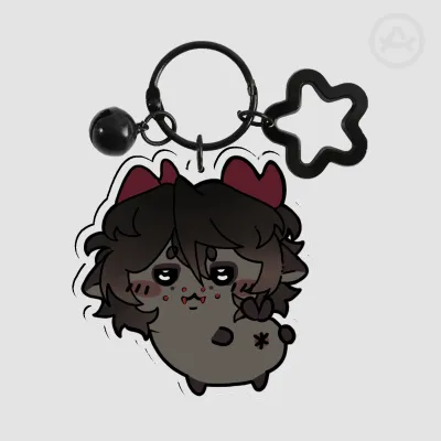Grave Chiikawa Style Keychain