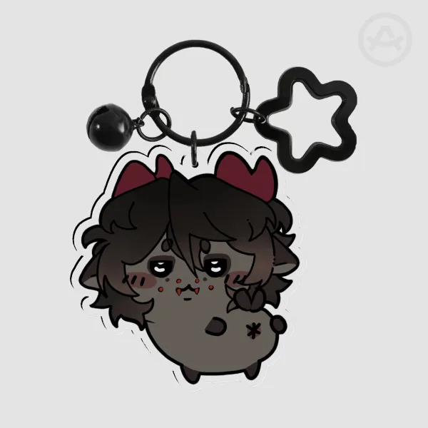 Grave Chiikawa Style Keychain