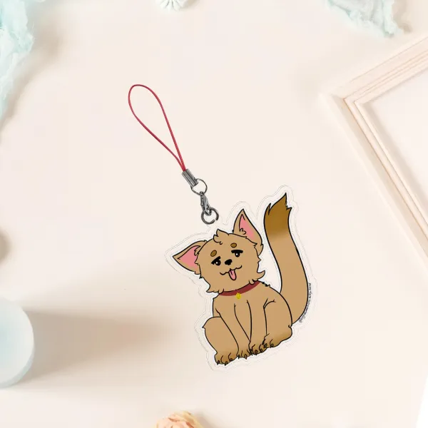 Puppy Acrylic Keychain