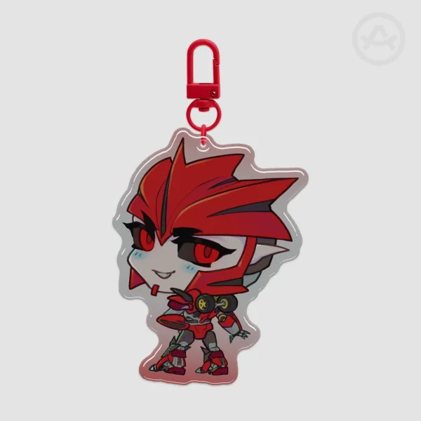 knockout epoxy keychain
