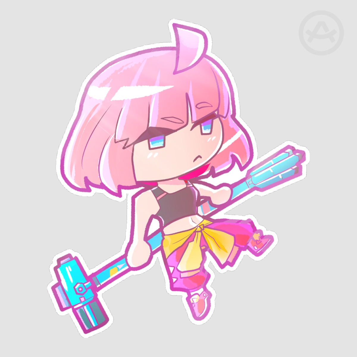 Beat glossy Sticker