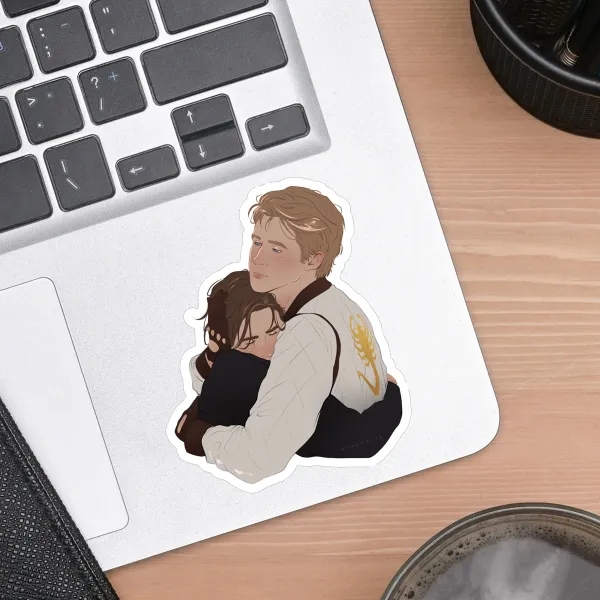 carcrash hug sticker