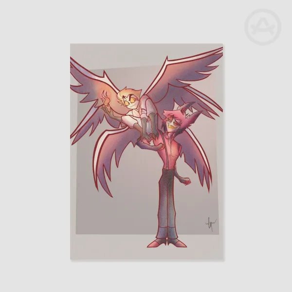 Alastor & Lucifer "Comic Series" Print