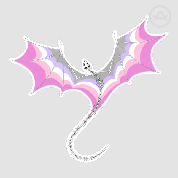 Cupiorose Dragon Sticker