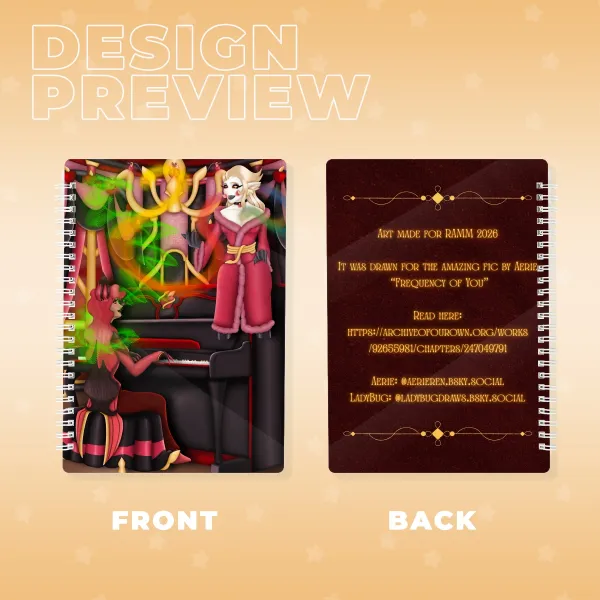 "The Frequency of You" Spiral Notebook