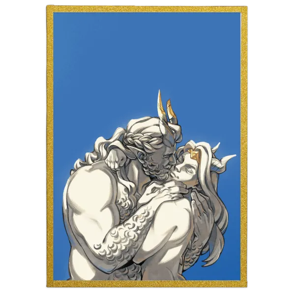 Lovers Statue Art Board