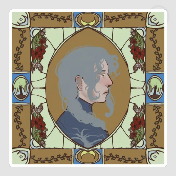 Ophiel Portrait Sticker