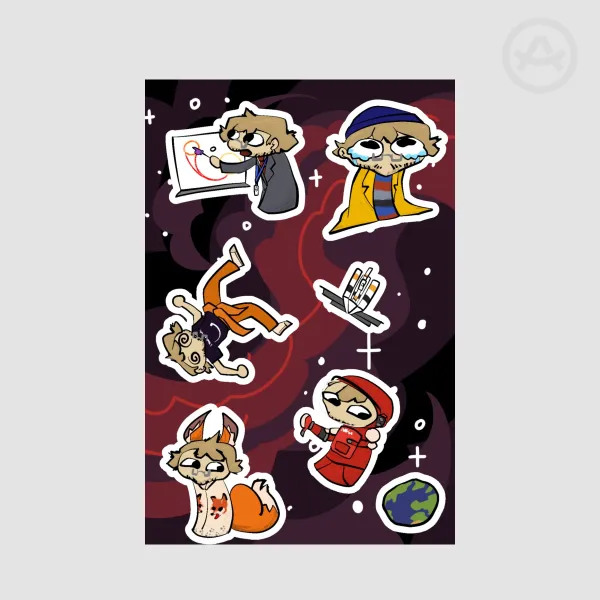 [PHM] Scuffed Grace Sticker Sheet